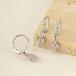 1 Piece Cross Copper Zircon Nose Ring thumbnail 3
