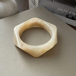 1 Piece Irregular Shape Resin Bangle thumbnail 1
