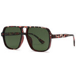 1 Pair Simple Classic Patchwork Leopard Print Mixed Color Women's Sunglasses thumbnail 3