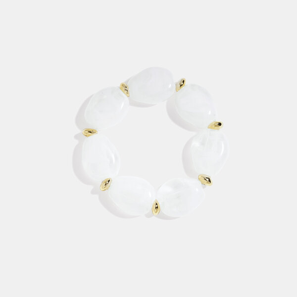 1 Piece Irregular Shape Acrylic Beaded Bracelet - 1