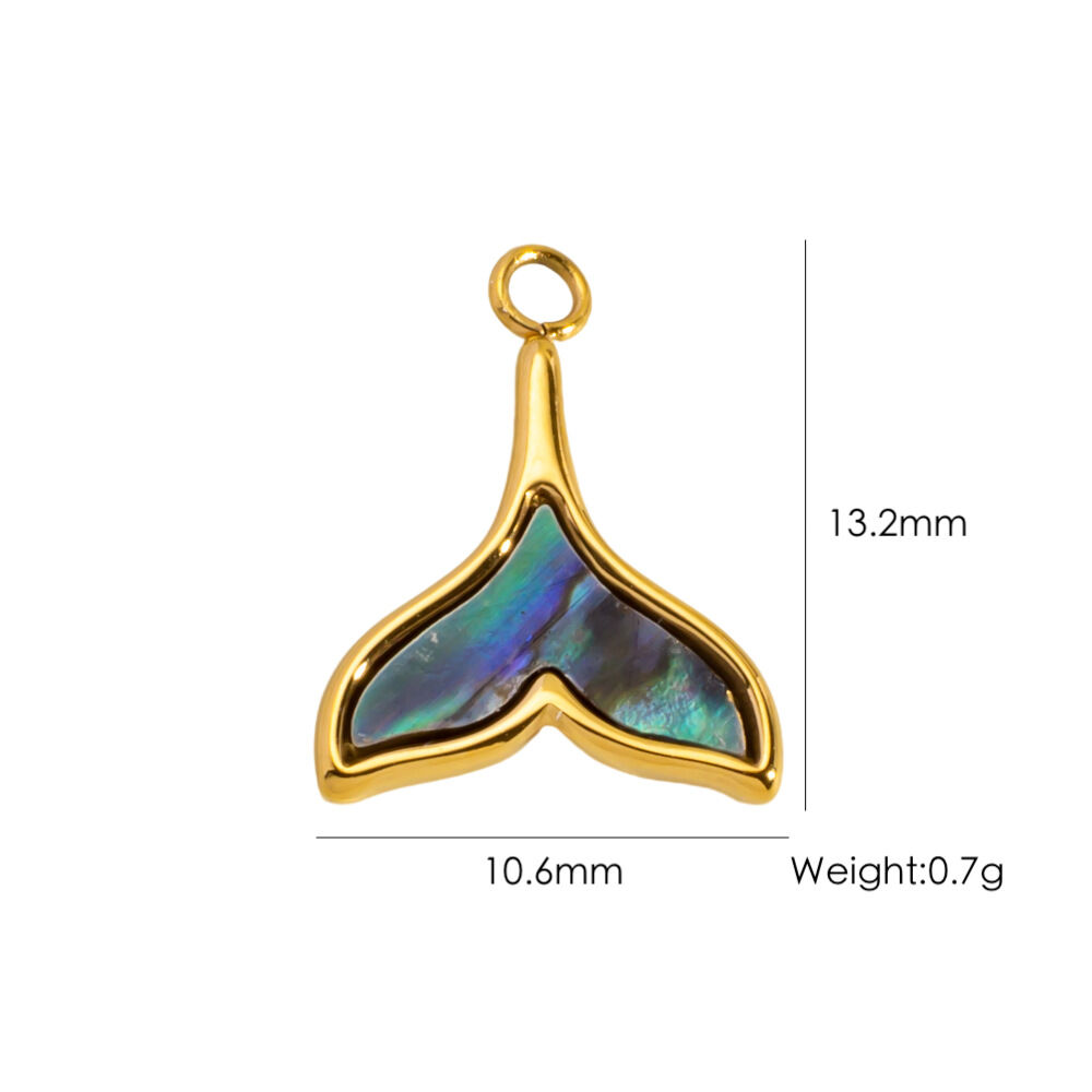 1 Piece  DIY Cute Irregular Shape Animal Stainless Steel Waterproof  Women's Pendants - 1