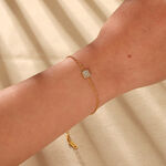 1 Piece Simple Daily Chain Circle Rectangle Stainless Steel Waterproof Women's Chain Bracelets thumbnail 2