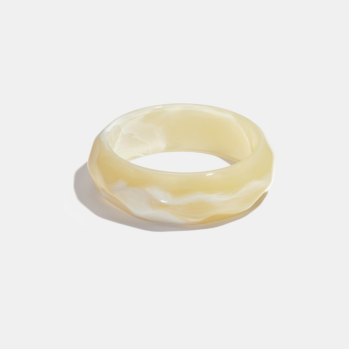 1 Piece Simple  Irregular   Gradient Color Acrylic Women's Bangles