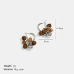 1 Pair Resin Beads Beads Earrings thumbnail 2