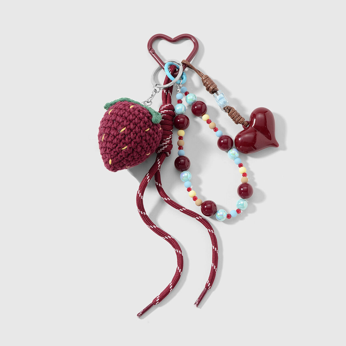 1 Piece Strawberry Bag Charm thumbnail 1