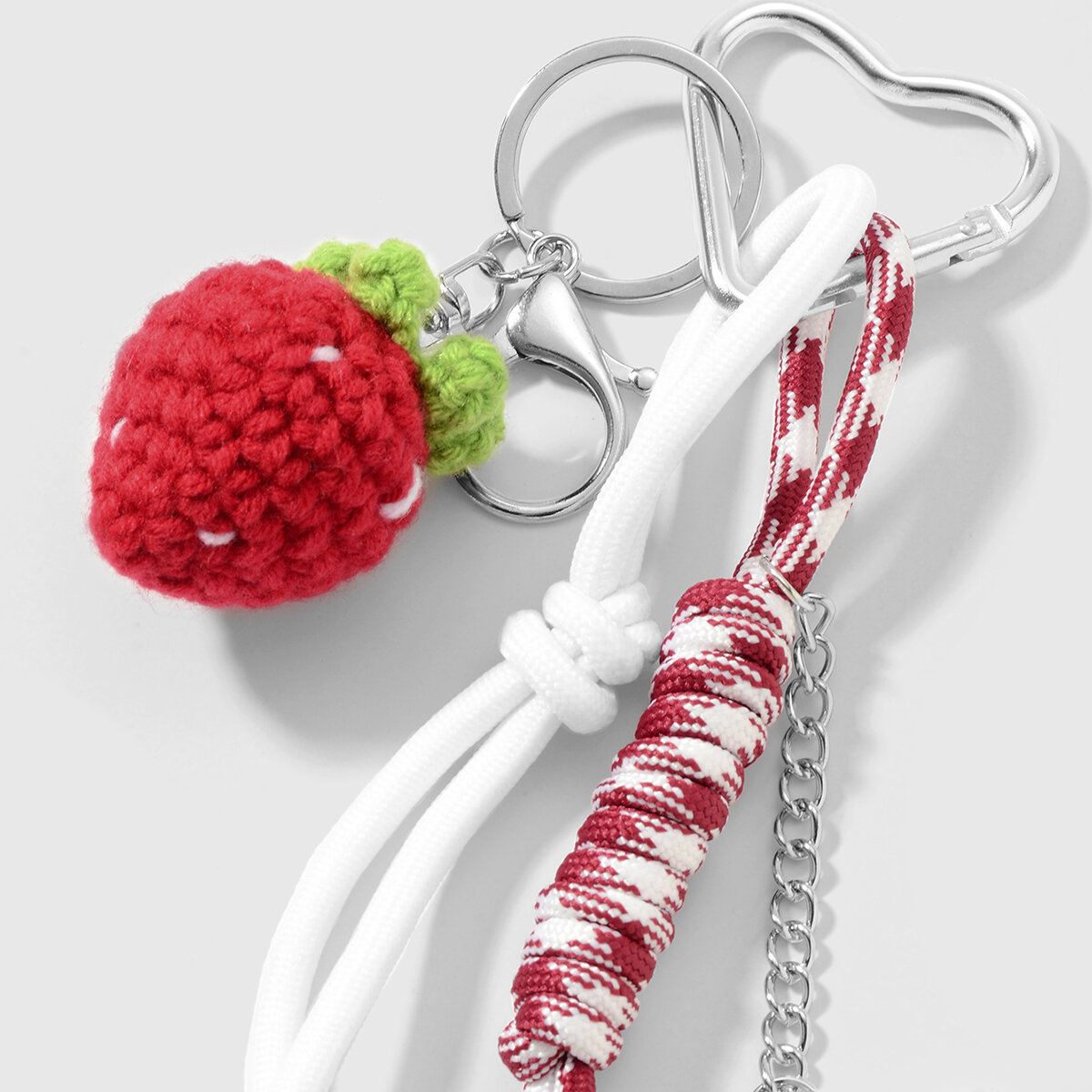 1 Piece Strawberry Bag Charm thumbnail 5