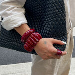 1 Piece Retro Irregular Shape Resin Bangle thumbnail 3