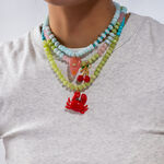 1 Piece Romantic Heart Stainless Steel Waterproof Gold Color Natural Stone Women's Beaded Necklaces thumbnail 6