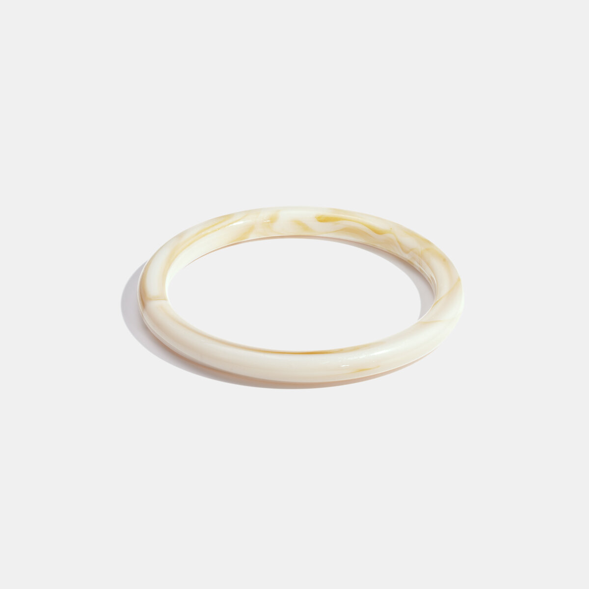 1 Piece Simple Versatile  Gradient Color Acrylic Women's Bangles thumbnail 1