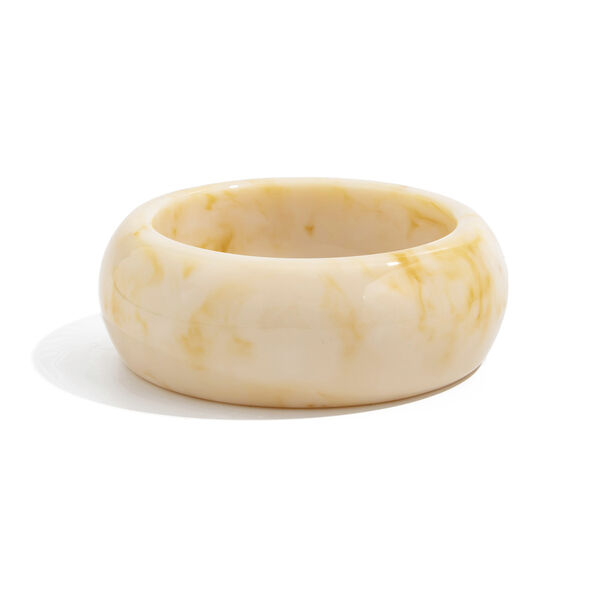 1 Piece Retro Irregular Shape Resin Bangle - 1