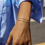 1 Piece Luxurious Heart Stainless Steel Waterproof Gold Color Women's Chain Bracelets thumbnail 4