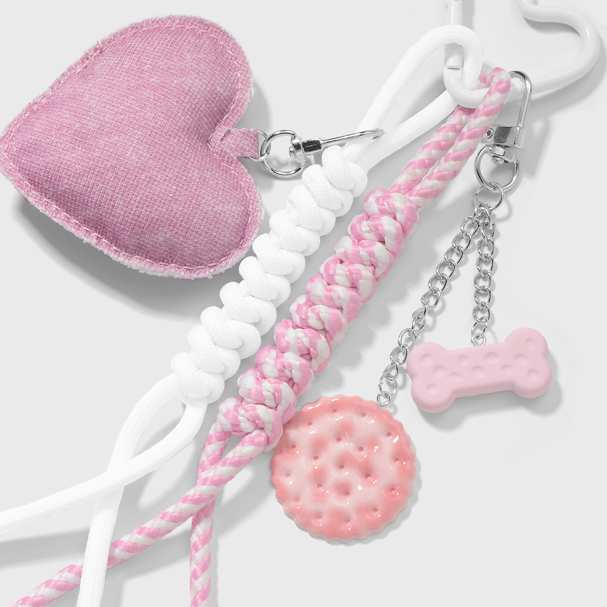 1 Piece Cute Heart Cookie Bag Charm thumbnail 5