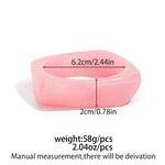 1 Piece Retro Irregular Shape Gradient Color Resin Bangle thumbnail 2