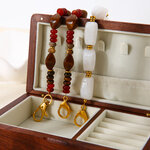 1 Piece Classic Retro Beads Acrylic Gold Color Women's Beaded Necklaces thumbnail 6
