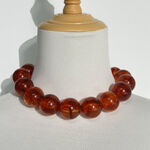 1 Piece Retro 25mm Beads Gradient Color Acrylic Beaded Necklace thumbnail 3