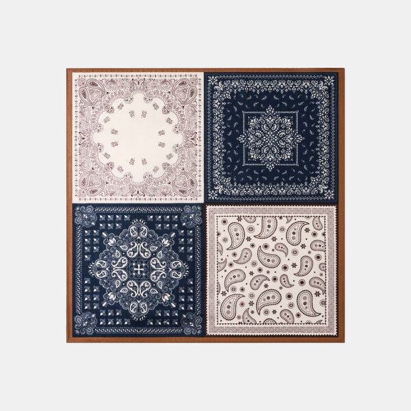 1 Piece Retro Patchwork Cashew Flower Rayon Women's Bandana - 1