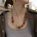 1 Piece Irregular Shape Acrylic Beaded Necklace thumbnail 3