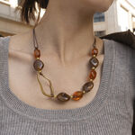 1 Piece Irregular Shape Acrylic Beaded Necklace thumbnail 2