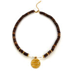 1 Piece Wooden Beads Pendant Necklace thumbnail 1