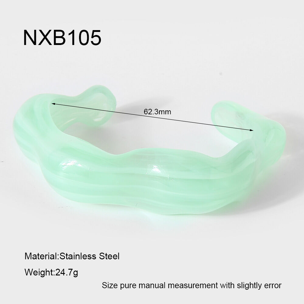 1 Piece Simple Elegant Flower Irregular Shape Resin Women's Cuff Bracelets - 1