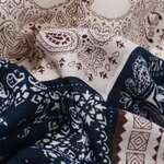 1 Piece Retro Patchwork Cashew Flower Rayon Women's Bandana thumbnail 5