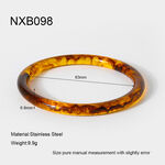 1 Piece Classic Retro Circle Gradient Color Resin Women's Bangles thumbnail 1