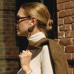 1 Pair Retro Gradient Color Resin Women's Hoop Earrings thumbnail 7