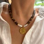 1 Piece Wooden Beads Pendant Necklace thumbnail 3