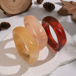1 Piece Irregular Shape Resin Bangle thumbnail 4