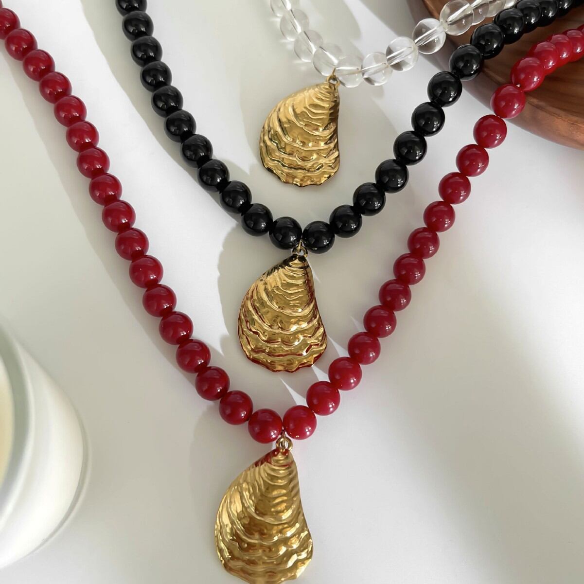 1 Piece Glass Beads Pendant Necklace thumbnail 4