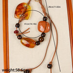 1 String Simple Series Retro Irregular Shape Resin Women's Bag Charms thumbnail 1