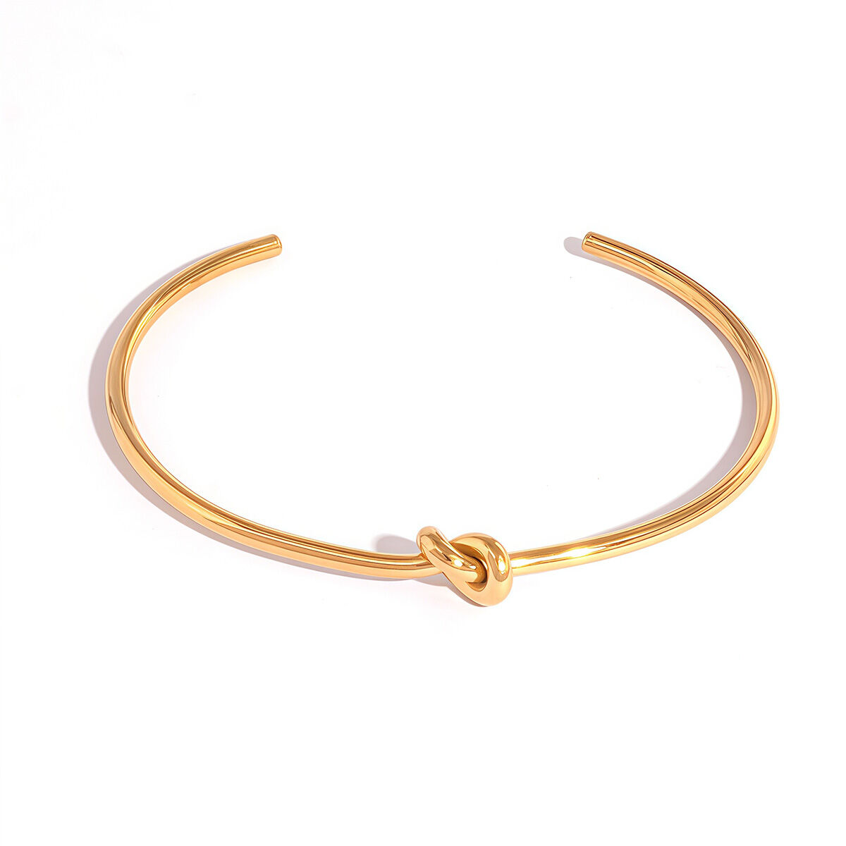 1 Piece Simple Retro Heart Moon Stainless Steel Waterproof   Gold Color Women's Jewelry Sets