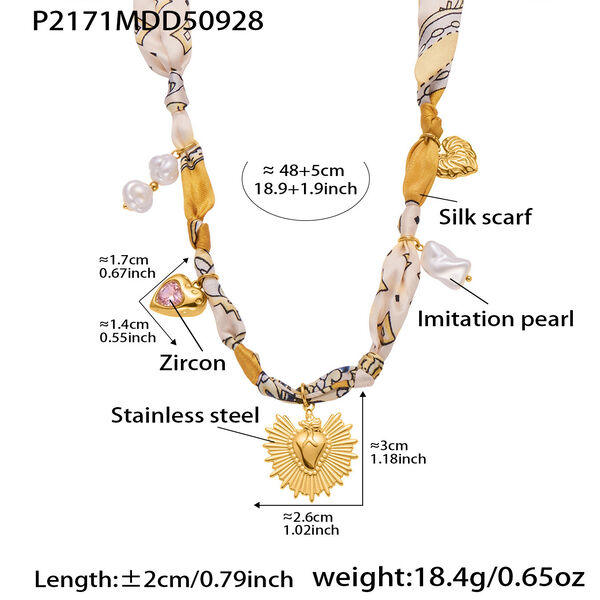1 Piece Sophisticated Droplet Stainless Steel Waterproof Gold Color Women's Pendant Necklaces - 1
