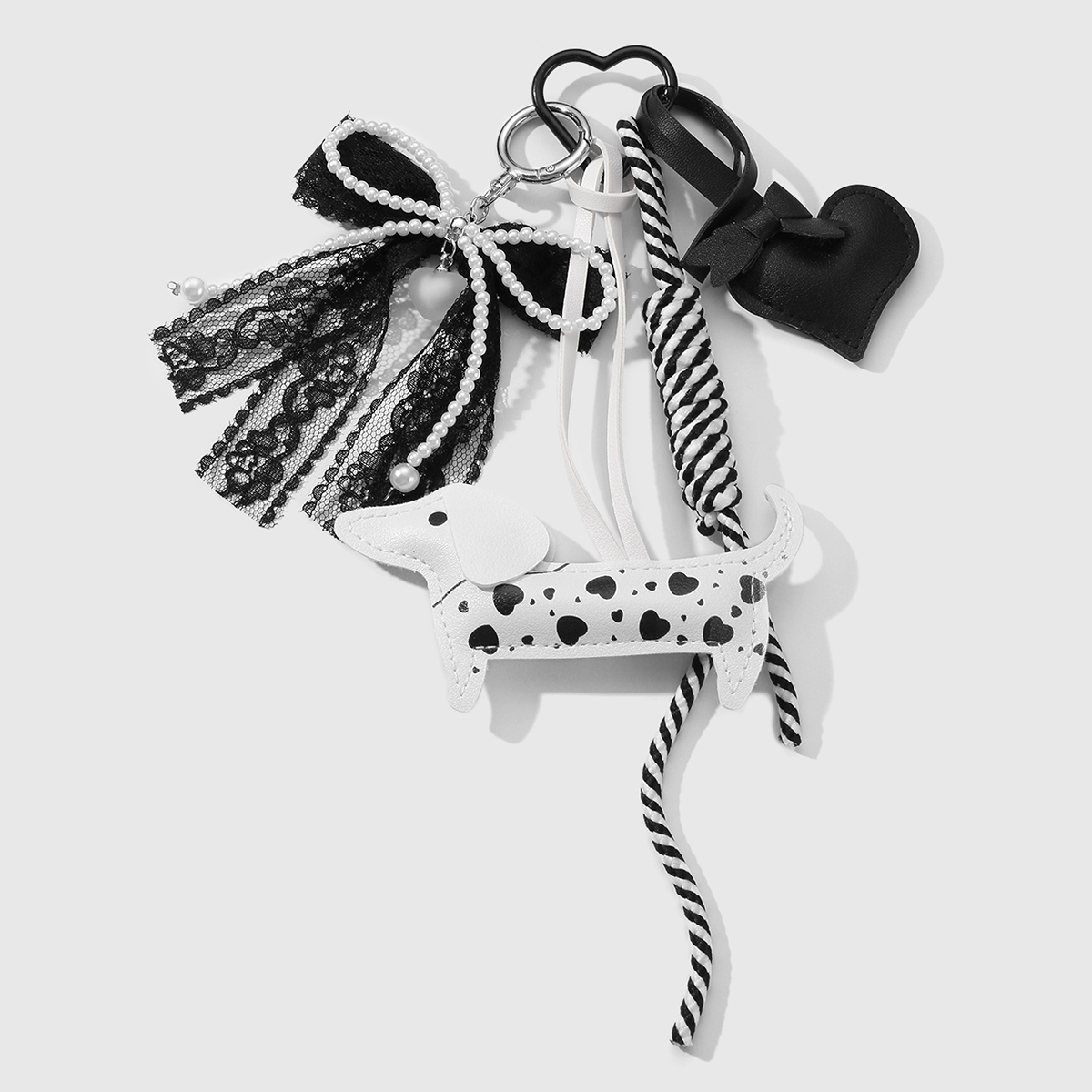 1 Piece Simple Series Dachshund Leather Women's Bag Charms