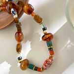 1 Piece Resin Beads Natural Stone Beaded Necklace thumbnail 3
