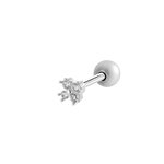Gorgeous Snake Butterfly Copper Gold Color Zircon Women's Piercing Earrings thumbnail 1