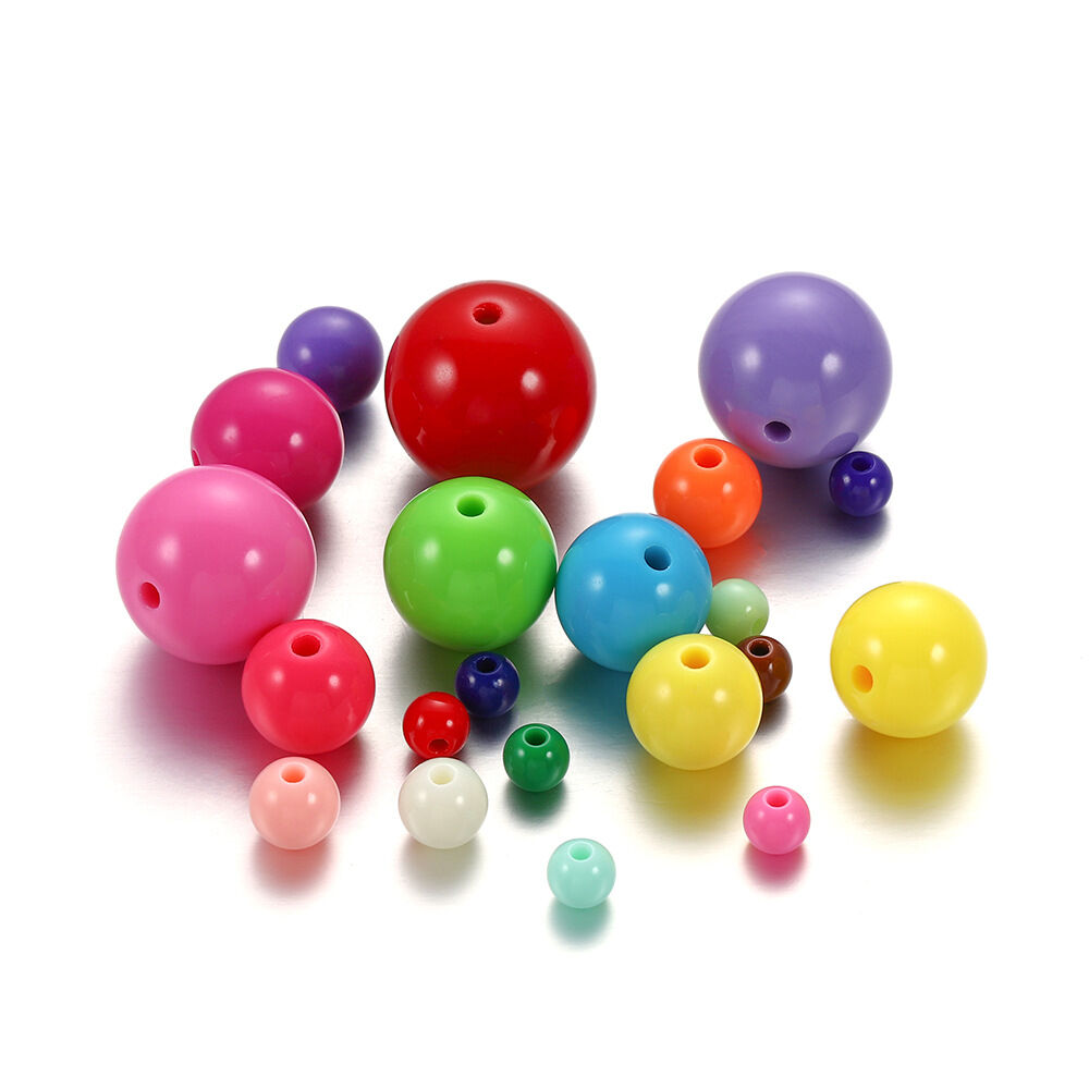 Daily DIY Solid Color Acrylic Jewelry Beads thumbnail 5