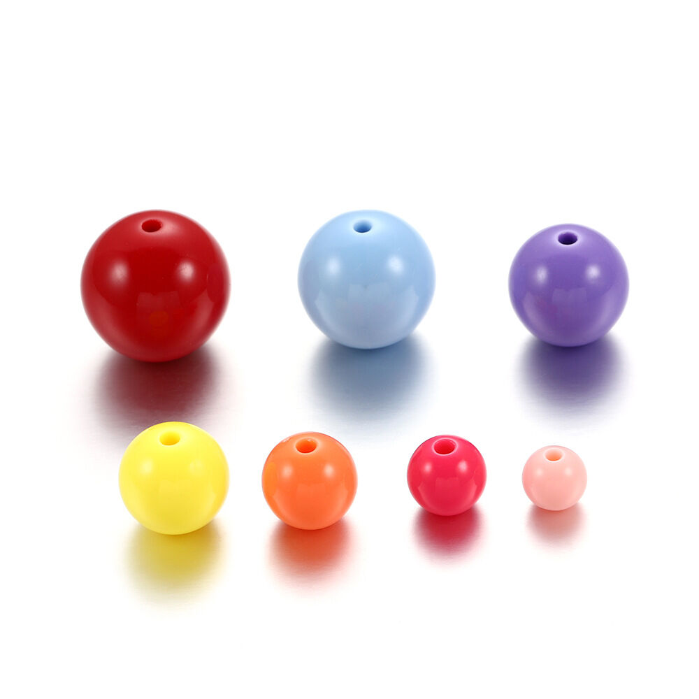 Daily DIY Solid Color Acrylic Jewelry Beads thumbnail 2