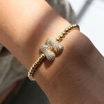 Charming Letter Beads Copper Women's Charm Bracelets thumbnail 2