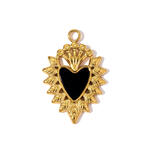 Natural Butterfly Insect Titanium Steel Gold Color Zircon Women's Pendants thumbnail 1