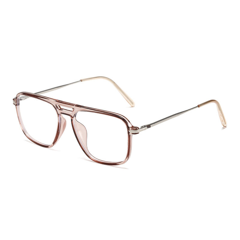 Simple Series Casual Solid Color Leopard Print Women's Blue Light Blocking Glasses
