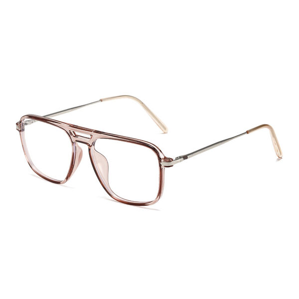 Simple Series Casual Solid Color Leopard Print Women's Blue Light Blocking Glasses - 1