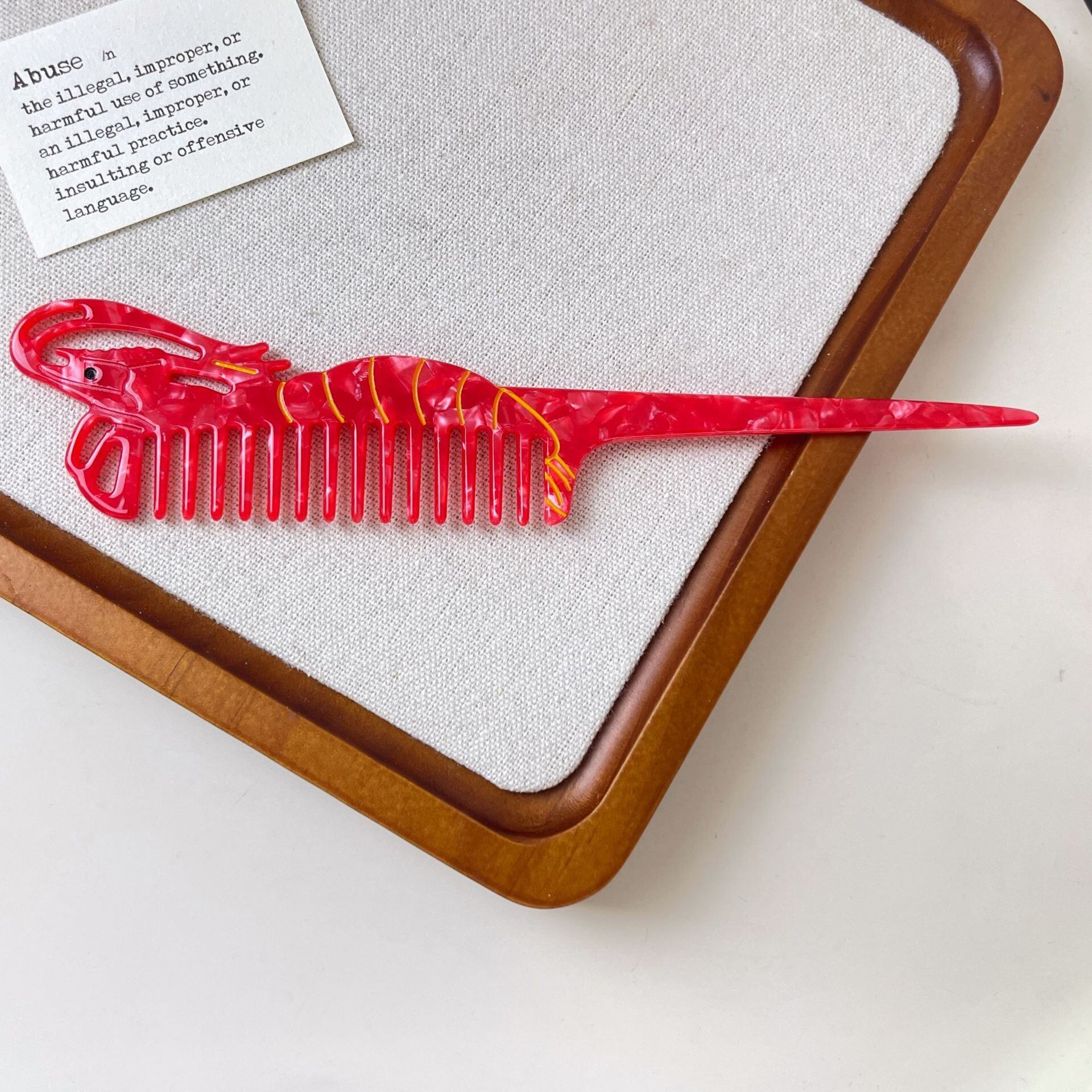 Simple Series Daily Animal Fruit Cartoon Acetate Women's Hair Claws