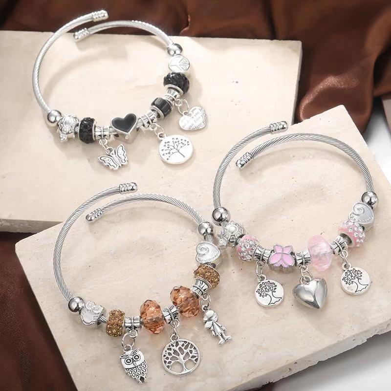 Simple Series Daily Triangle Ellipse Shape Titanium Steel Women's Earring Sets