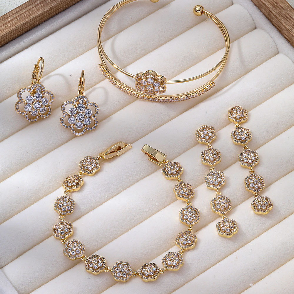Simple Series Daily Mixed Gold Color And Silver Colors Metal Gold Color Women's Hoop Earrings