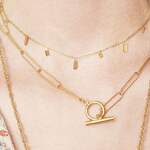Necklace Floating Squares thumbnail 3
