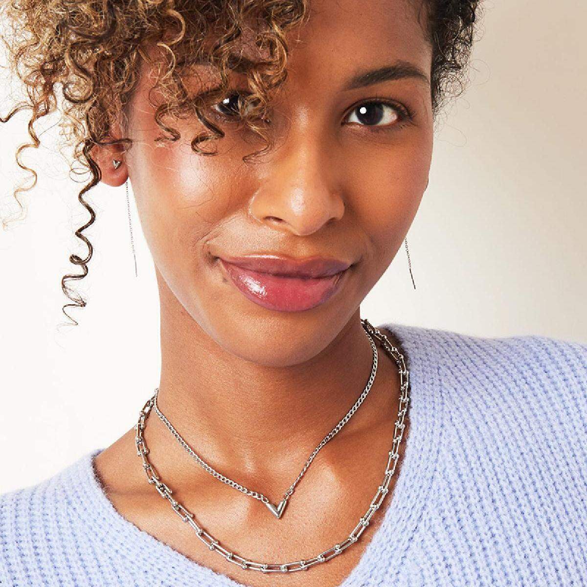 Necklace linked chain thumbnail 3