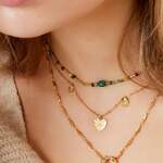 Stainless steel necklace hearts thumbnail 5
