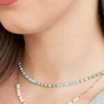 Necklace colored beads thumbnail 4
