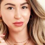 Stainless steel necklace with stone charm thumbnail 3